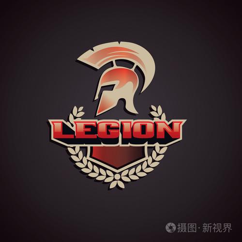 斯巴达头盔标志设计
