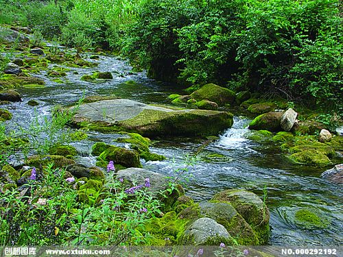 深山溪水-自然景观-摄影图-免费素材下载-创想图库()