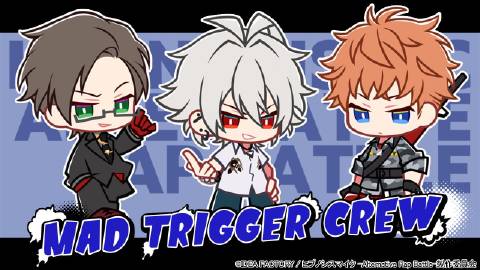 第2弹是横滨division『mad trigger crew』的碧棺左马刻入间铳兎毒岛