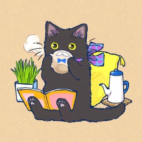 动漫卡通萌猫头像图片