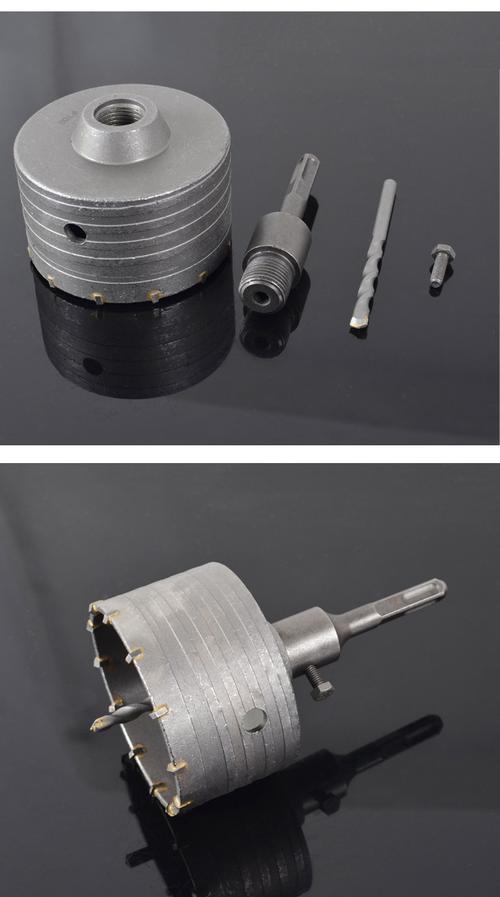 热卖方柄四坑墙壁线盒开孔器圆柄两坑两槽暗盒开孔器电锤冲击钻包邮