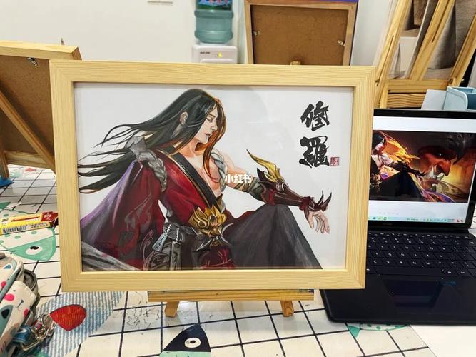 橘右京—-修罗_王者荣耀怎么样_上海攻略_手绘_绘画_彩铅_马克笔_王者