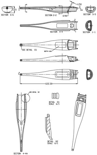 塑胶模具设计:电子体温计外壳注射模教程,新手还不收藏下
