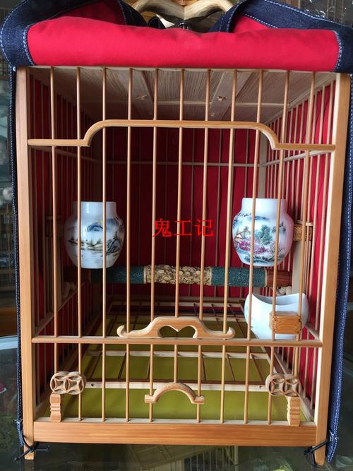 鸟笼鬼工画眉画眉鸟方笼四亮笼1号笼做工扎实养鸟鸟笼