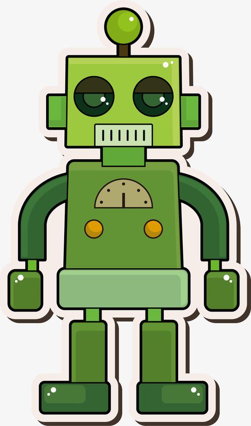 卡通科技机器人免抠png装饰图案