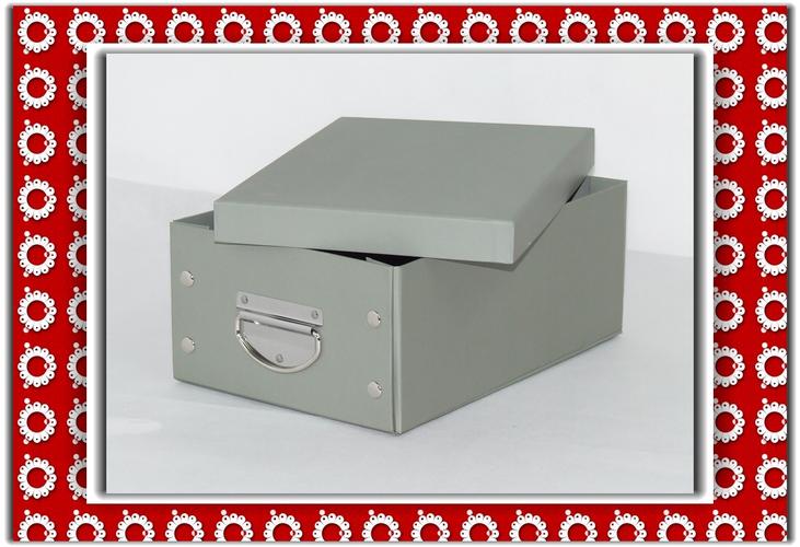 繁兴 书籍储存箱杂志书本收纳盒桌面整理中号衣柜文件