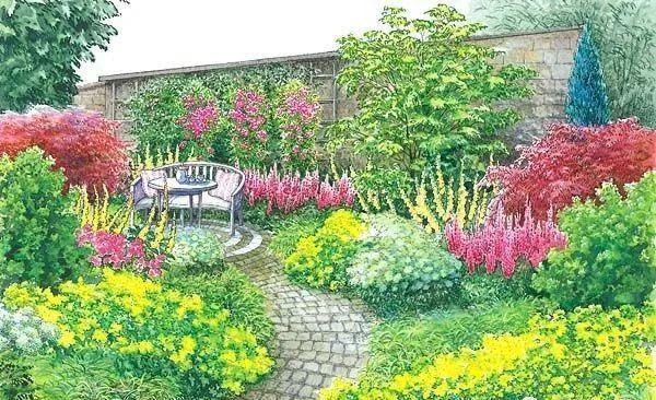 32款花园手绘,让笔尖勾画花园灵感!