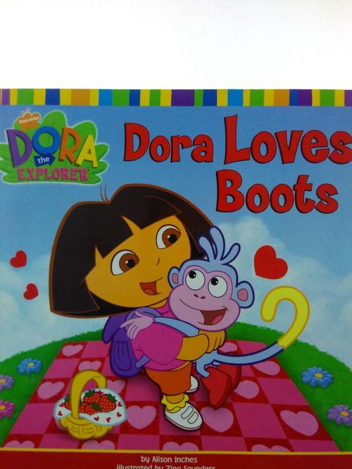 dora loves boots/朵拉爱布茨-老约翰绘本馆-北京