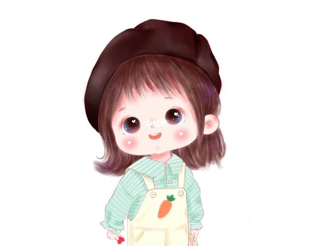 超萌萌哒的小可爱卡通头像女宝宝_卡通头像_头像_手绘