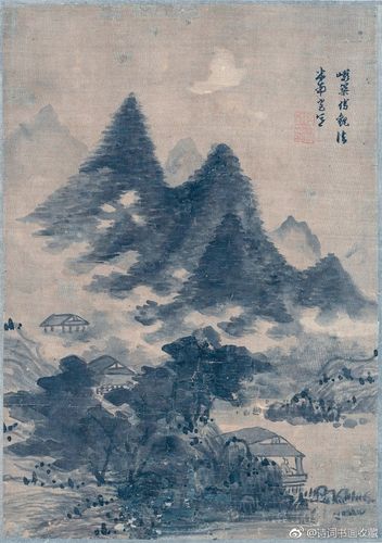明代《蓝瑛 山水册页十开》高清图欣赏