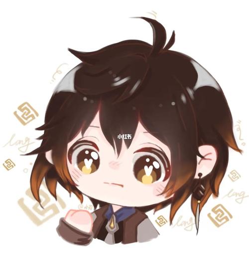 原神 | q版 | 钟离 | 小头像_原神_头像_绘画_原神钟离_兴趣爱好_绘画