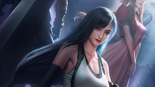 最终幻想7重制版游戏美女蒂法4k壁纸jpg