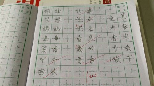 小学一年级第二学期:说说写字