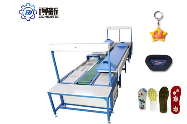 pvc软胶滴塑鞋底流水线-pvc滴塑鞋底加工设备