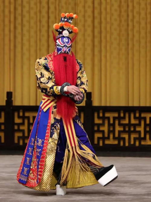 京剧《锁五龙》康万生饰演单雄信