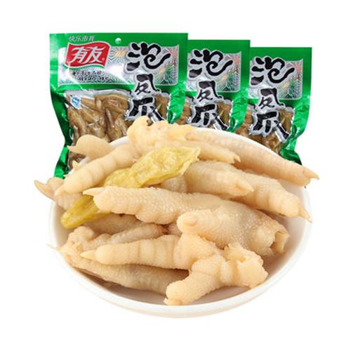 满199减120临期有友泡椒凤爪小包装散装鸡爪子休闲零食食品小零食鸡脚