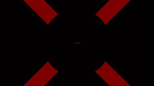 红黑 几何 形状 扩展 闪现