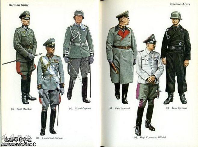 [转载]二战时期纳粹德国的军服大全