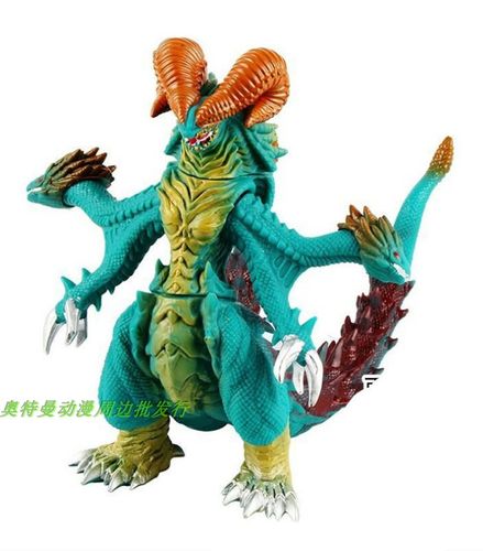 万代正版 奥特曼玩具 奥特曼怪兽怪兽酋长 11厘米软胶