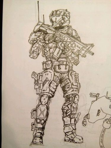 机甲机器人和外骨骼袭来