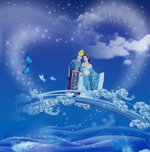 牛郎织女相遇的手抄报 手抄报简单又漂亮