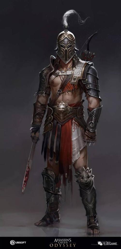 资源|《刺客信条:奥德赛》武器.角色造型设计分享-7.game