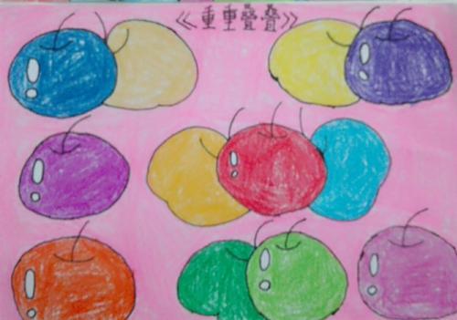 重重叠叠简笔画