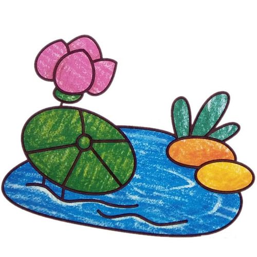 简约的风景简笔画图片一路的风景大自然简笔画