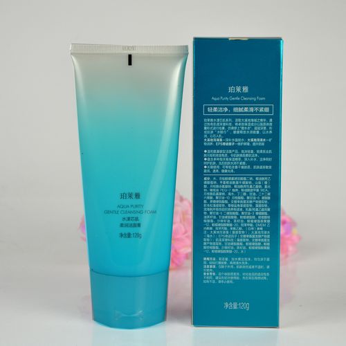 洗面奶护肤品正品 补水保湿清洁滋润型 珀莱雅水漾芯肌柔润洁面膏