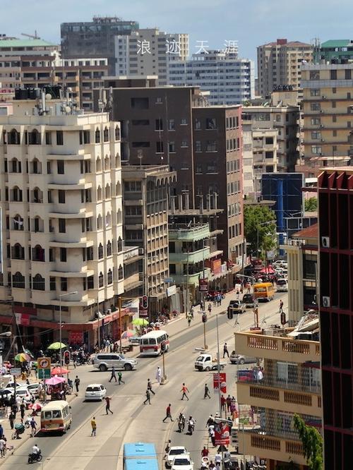 实拍坦桑尼亚首都达累斯萨拉姆 非洲新面貌