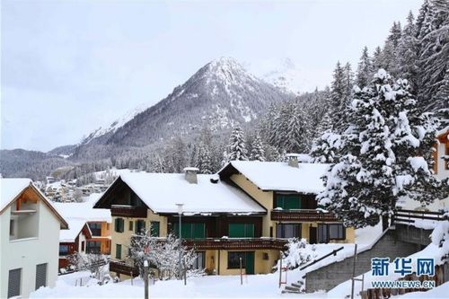 冰雪小镇达沃斯(组图)