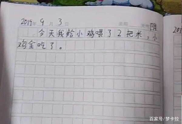 小学生写的日记宛如连续剧,情节曲折忧伤,或许你也见过