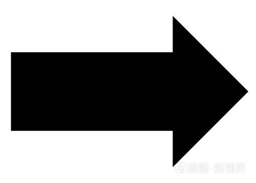 白色背景上的箭头图标箭头符号黑色箭头符号