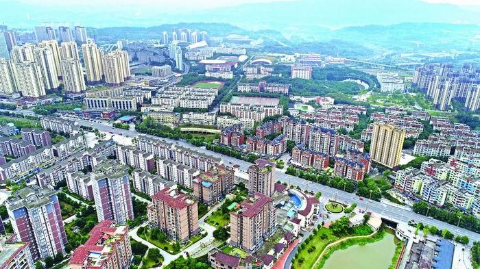 如今的涪陵新城区记者 李辉 摄李渡高岩口曾经是"四川省涪陵市李渡区