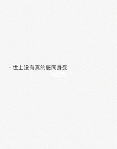 世界上没有真的感同身受_素材_素材_文字素材