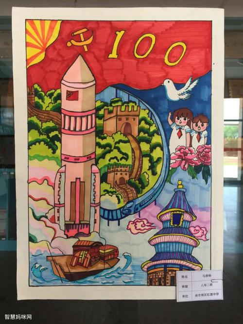 献礼建党100周年优秀绘画作品