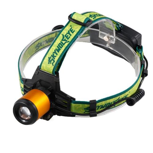 户外头戴式强光充电矿灯钓鱼头灯超亮18650尖头37v锂电池大容量