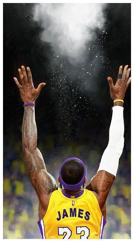 勒布朗-詹姆斯湖人时代超帅壁纸(一)