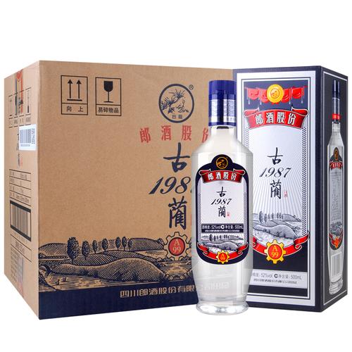 古蔺白酒52度高度白酒礼盒整箱装送礼宴请500ml6古蔺1987a99郎酒股份