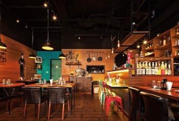 复古小酒馆装修效果图 颇有韵味的欧洲街头感案例