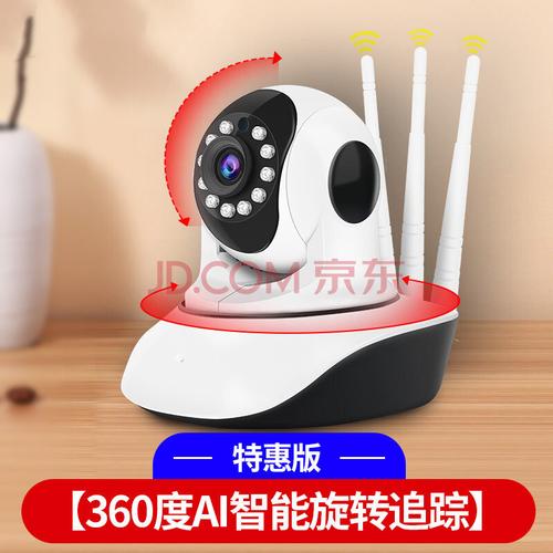 izw 360度全景摄像头无线wifi家用手机远程无需网络家庭监控器有看头
