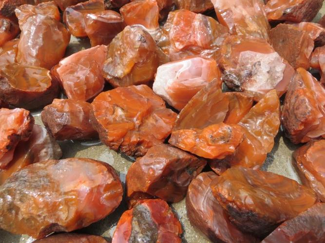 四川凉山南红玛瑙原石练手雕刻毛料鱼缸造景花盆装饰风水摆件