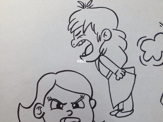 小画56 你今天生气了么?_表情包_绘画_人文_绘画