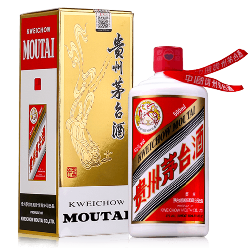 43度飞天茅台500ml正品贵州茅台香型白酒国产白酒