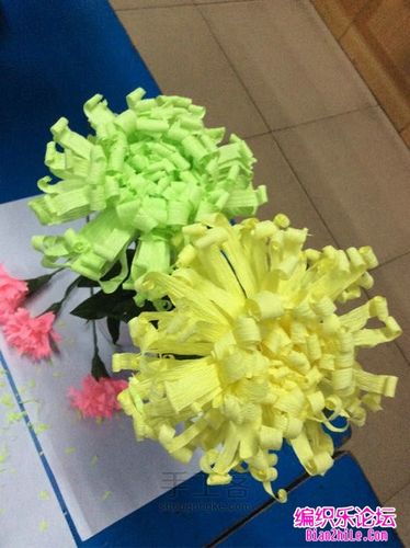 折纸菊花中班教案