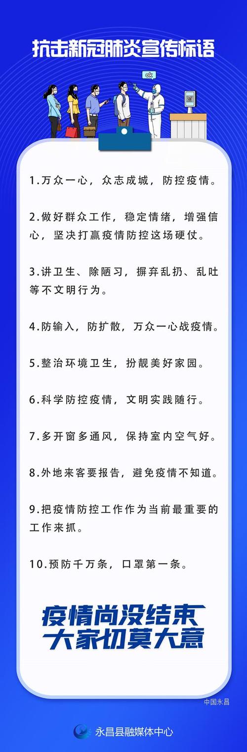 海报丨抗击新冠肺炎宣传标语