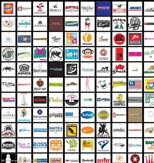 全球名牌服装服饰标志图片