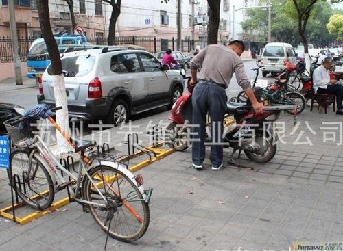 惠东摩托车停车架自行车锁车架
