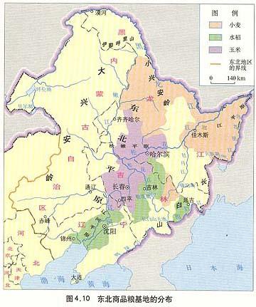 玉米分布在三大平原区由南到北种植比例依次增多还是减少?