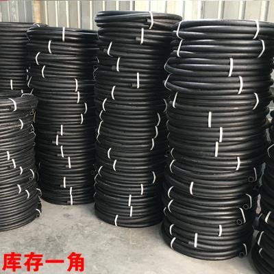 黑色光面夹布橡胶管4分6分1寸 耐高温耐热蒸汽管高压水管软管皮管